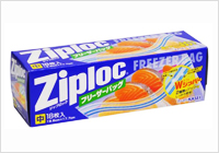 ジップロック フリーザーバッグ 中 18枚入