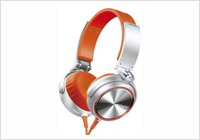 SONY ステレオヘッドホン オレンジ MDR-XB610/D